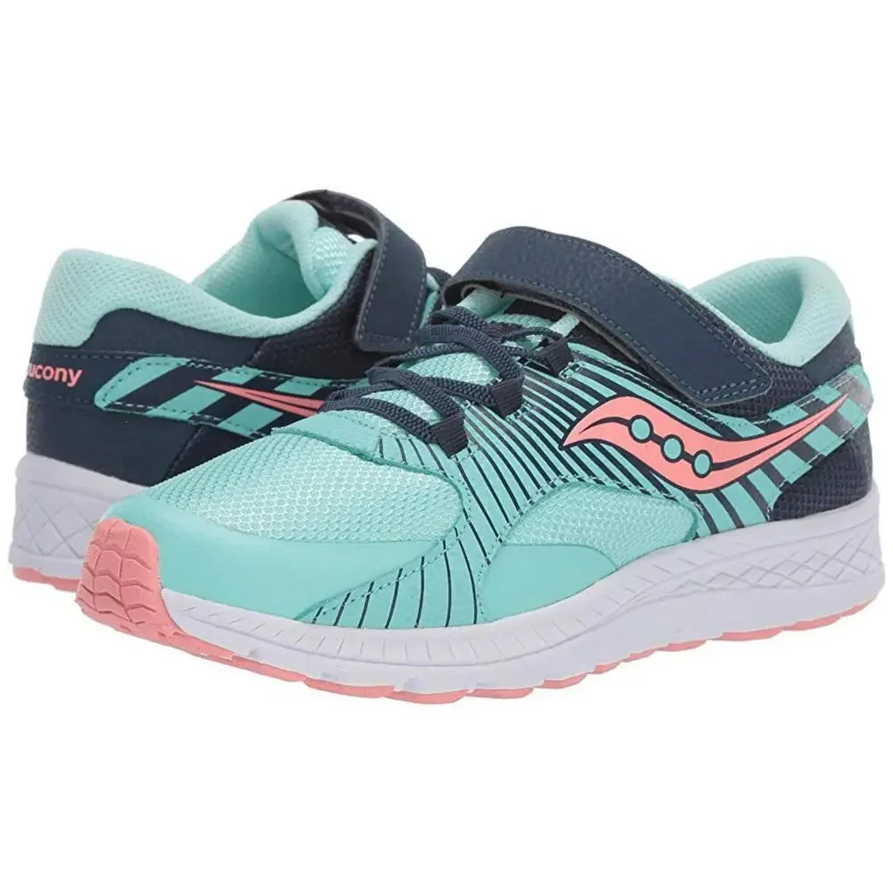 Saucony Velocer A/C SK161917 Sneaker Kids US 6.5 Turquoise Running Shoes GAL1242
